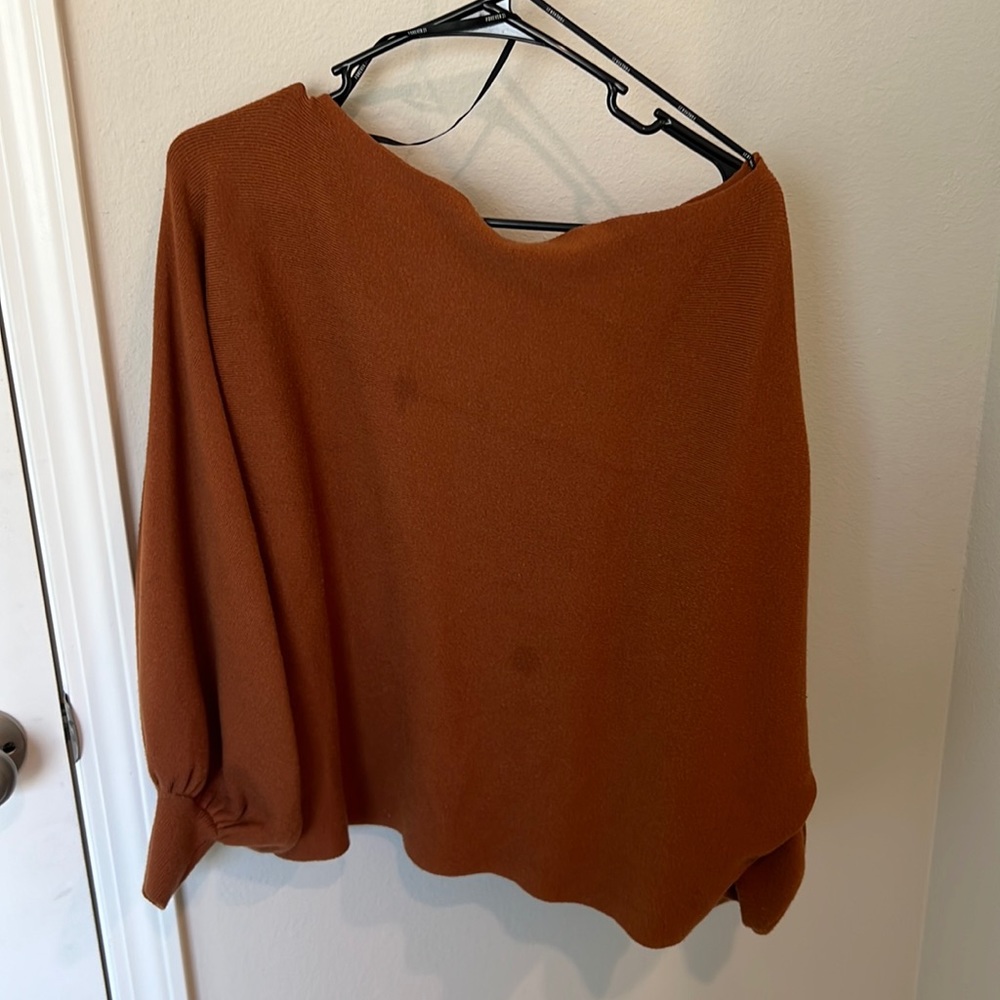 Off the shoulder sweater